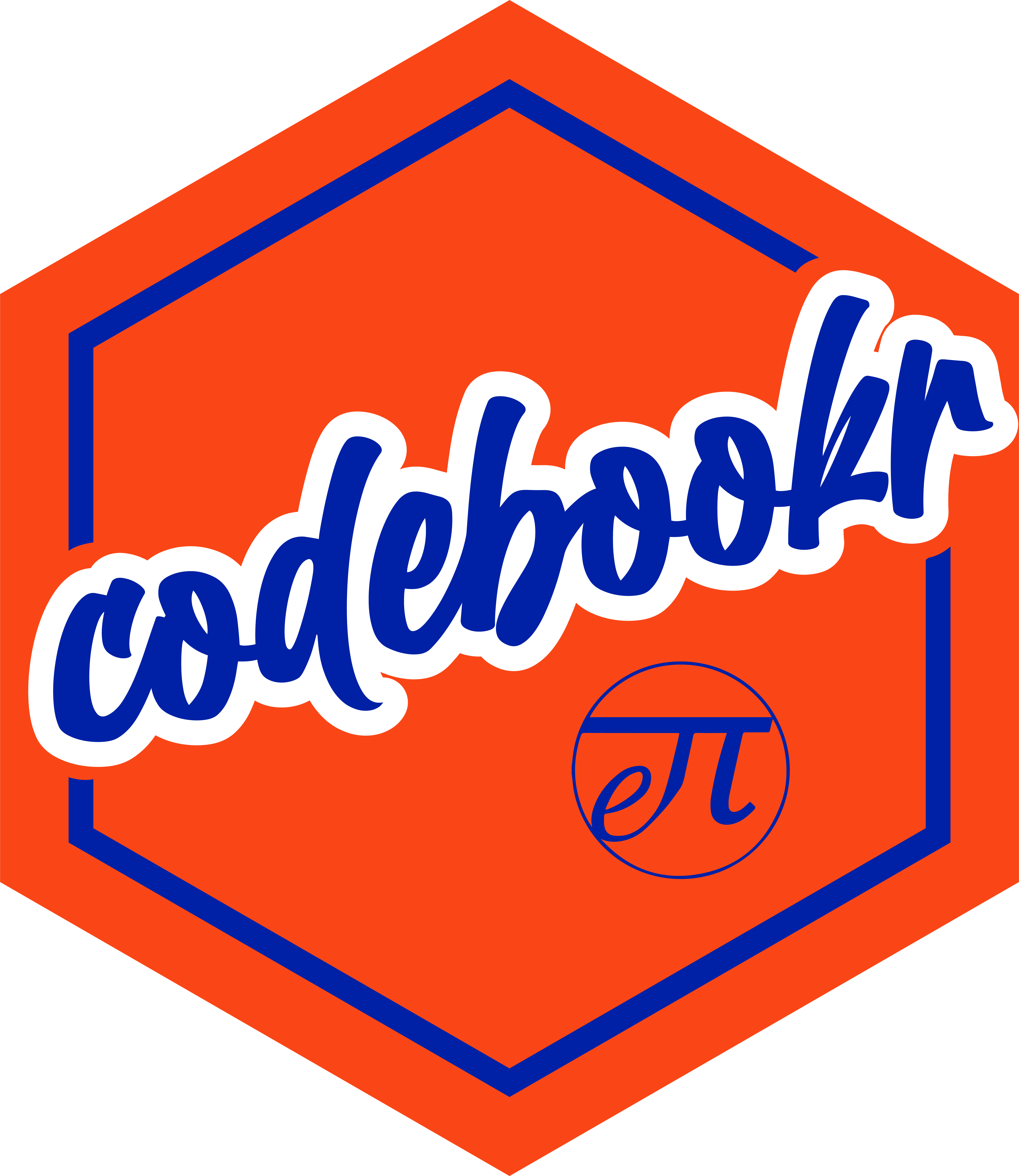 codebookr hex logo
